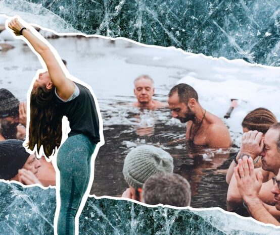 Bagno ghiacciato & Yoga nelle Dolomiti